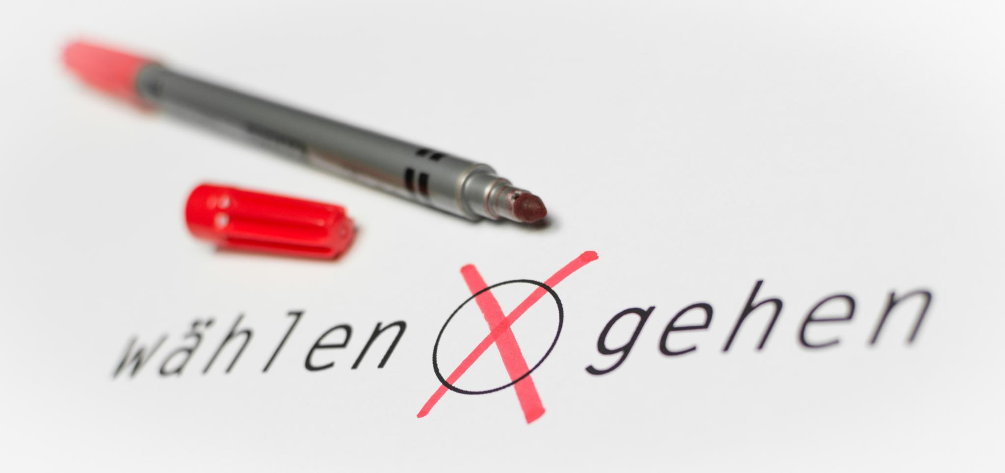 wählen gehen