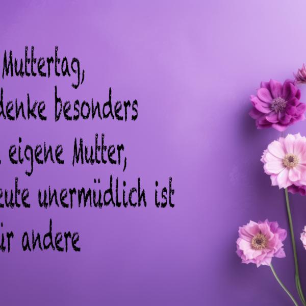 Heute ist Muttertag