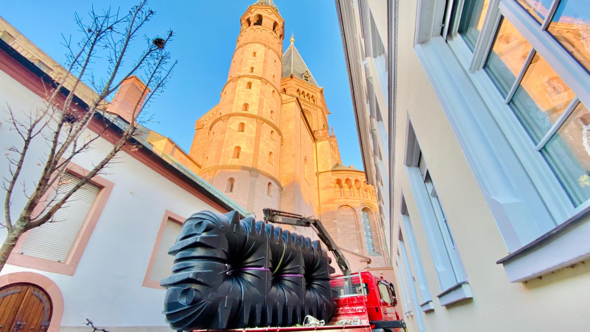 Regenwasser-Zisterne für den Mainzer Dom