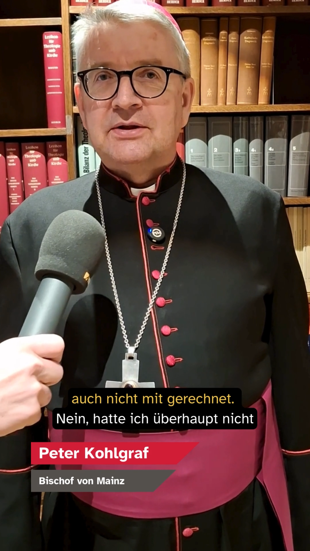 Große Überraschung und große Freude