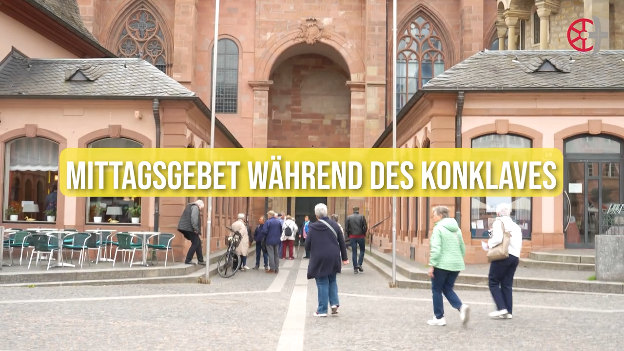 Mittagsgebet während des Konklaves