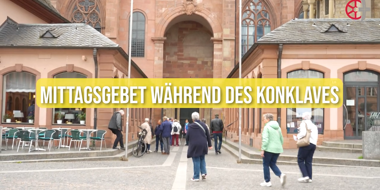 Mittagsgebet während des Konklaves