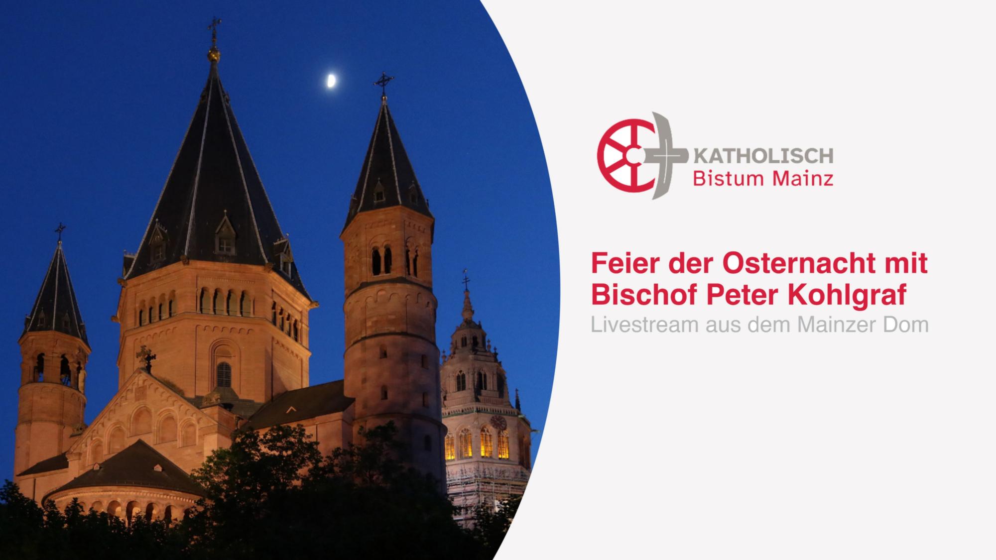 Feier der Osternacht im Mainzer Dom