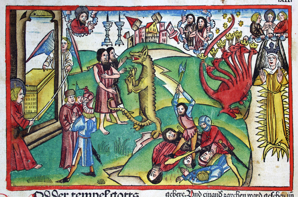 Martinusbibliothek, Ausstellung Monster und Drachen