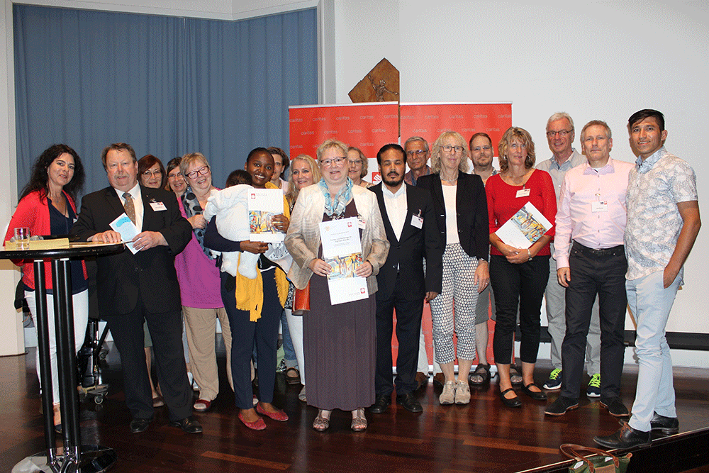 Die Preisträger des diesjährigen Ketteler-Preises bei der Preisvergabe in Mainz. (c) DiCV