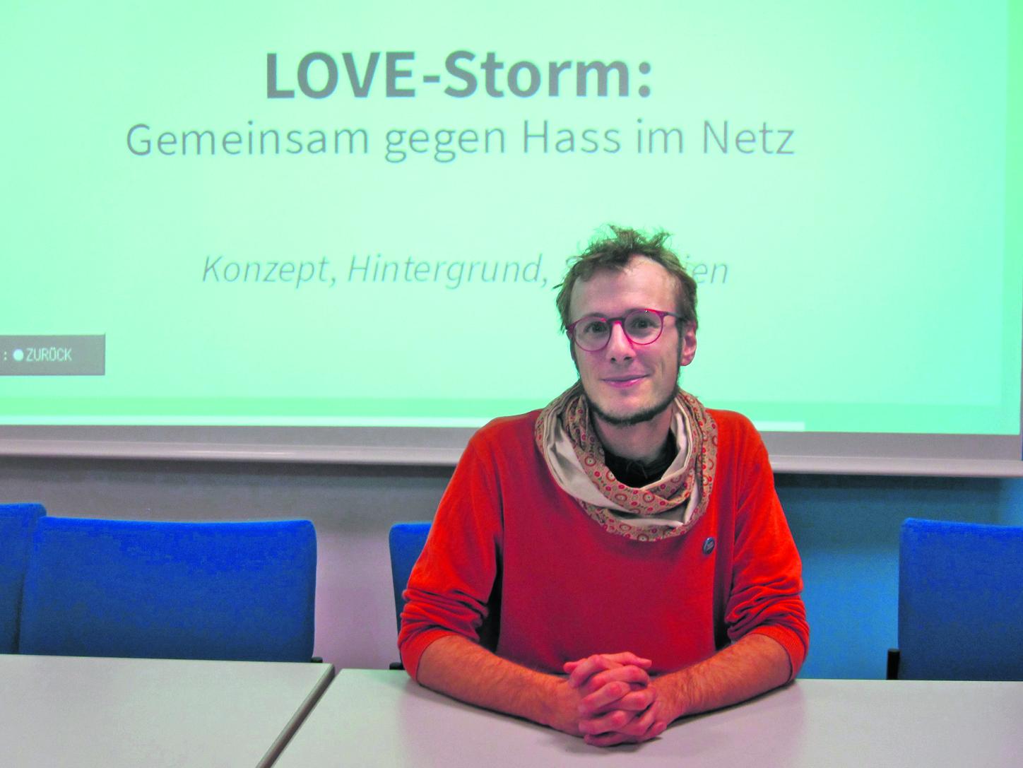 Love-Storm David Scheuing in Mainz Foto  ath