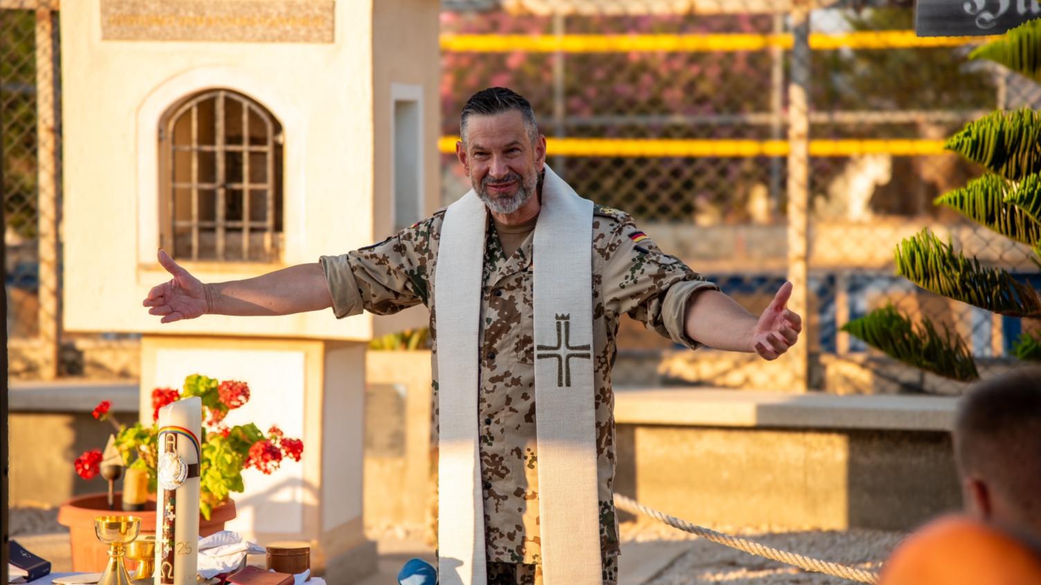 Markus-Konrad-Militärpfarrer-Gottesdienst (c) Bundeswehr/ Maximilian Bosse