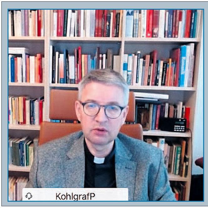Bischof Kohlgraf beim Video-Interview mit Glaube und Leben