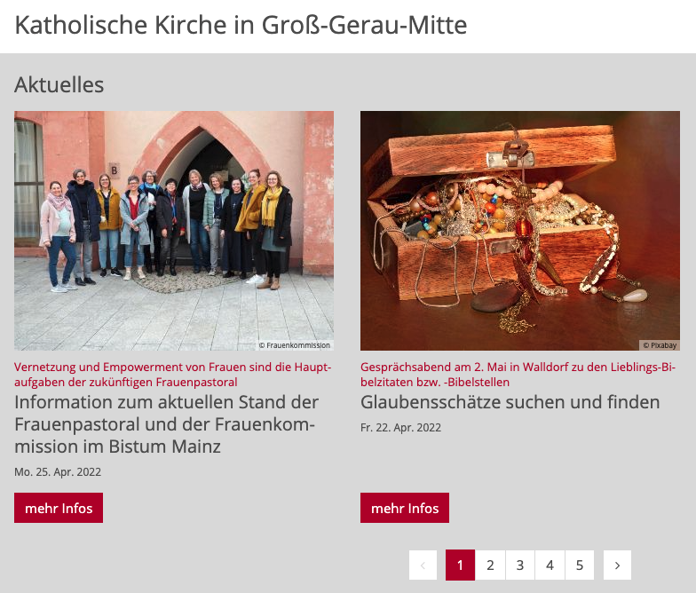 Aktuelles PR Großgerau-Mitte (c) Bistum Mainz