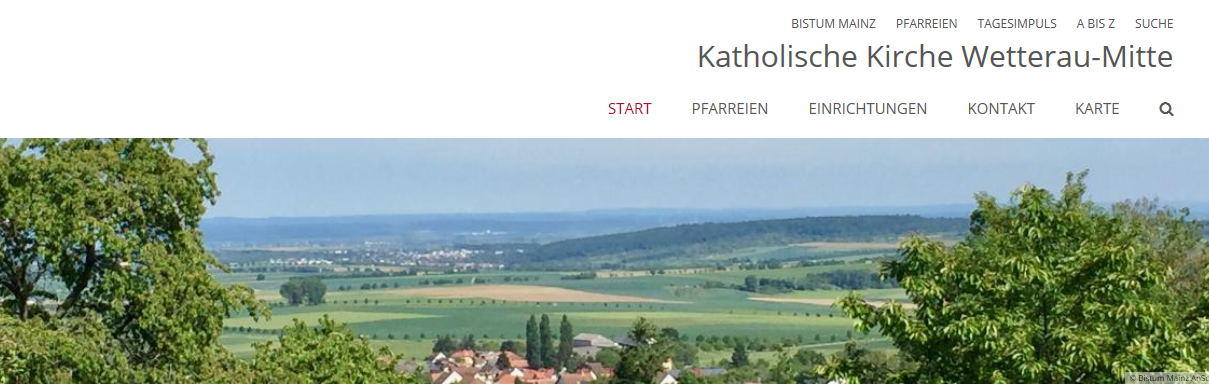 Beispiel Dach Website Kompakt (c) Bistum Mainz