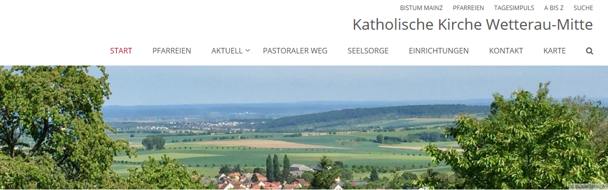 Beispiel Dach Website Plus (c) Bistum Mainz