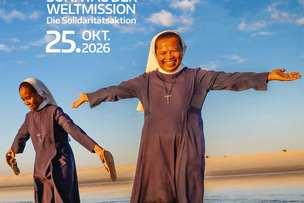 Plakat zum Weltmissionssonntag von missio