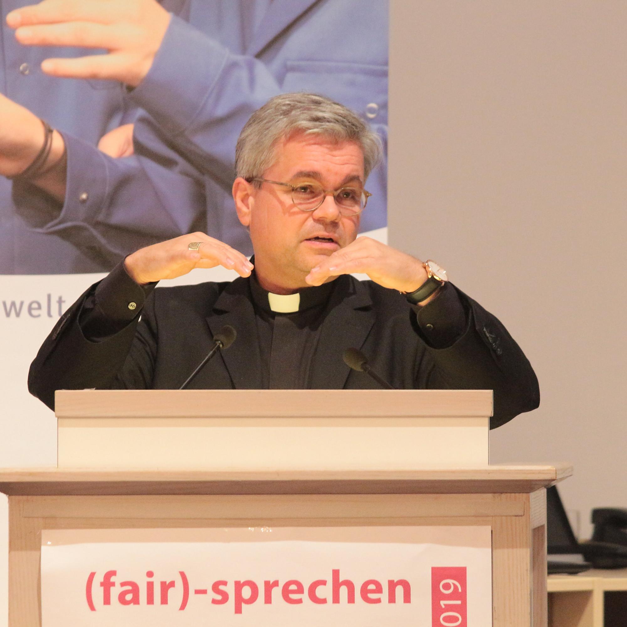 Mainz, 11. September 2019: Weihbischof Udo Markus Bentz sprach zum Auftakt des Diözesantages für Personal- und Betriebsräte und Mitarbeitervertretungen.
