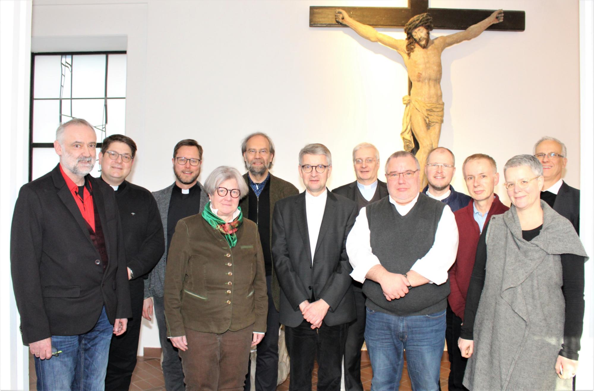Mainz, 7. Februar 2020: Die Mitglieder des neuen Diakonenrates trafen sich mit Bischof Peter Kohlgraf im Priesterseminar zu ihrer ersten Sitzung. (c) Bistum Mainz / Blum