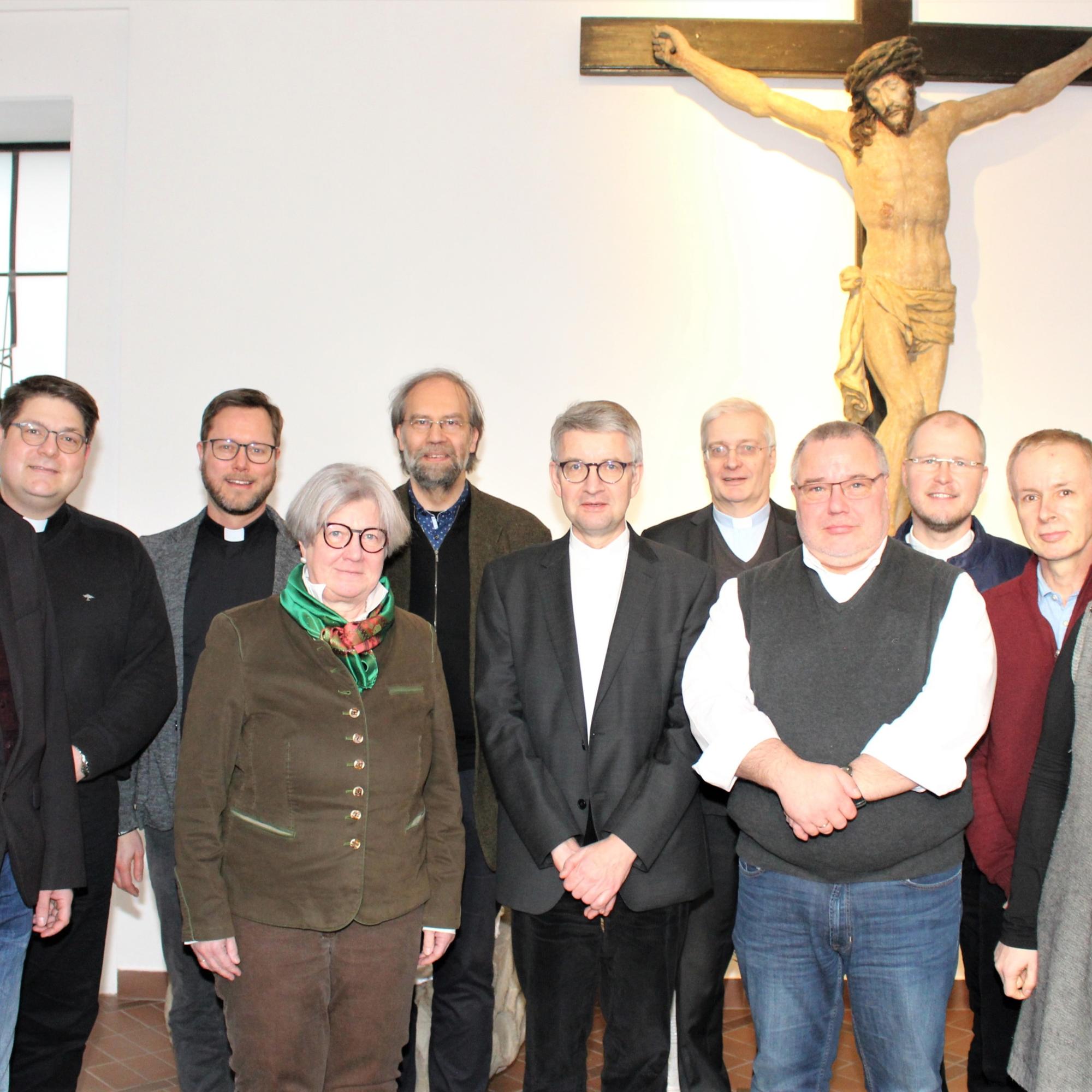 Mainz, 7. Februar 2020: Die Mitglieder des neuen Diakonenrates trafen sich mit Bischof Peter Kohlgraf im Priesterseminar zu ihrer ersten Sitzung.