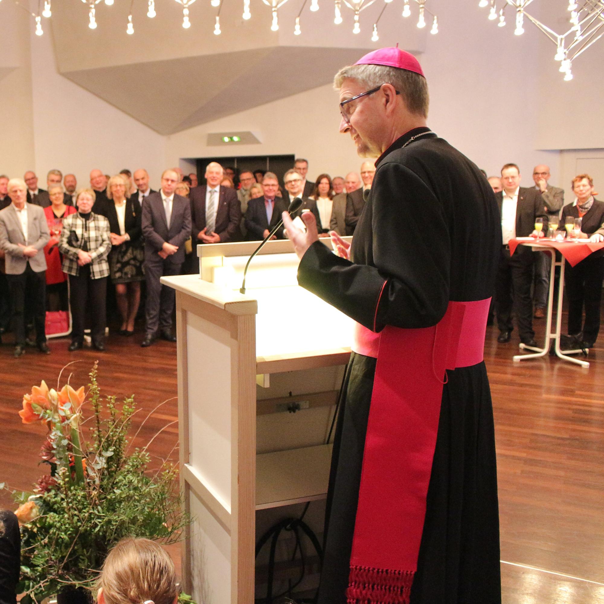 Mainz, 11. Januar 2020: Rund 220 Gäste waren zum Neujahrsempfang des Bistums Mainz mit Bischof Peter Kohlgraf im Erbacher Hof gekommen.