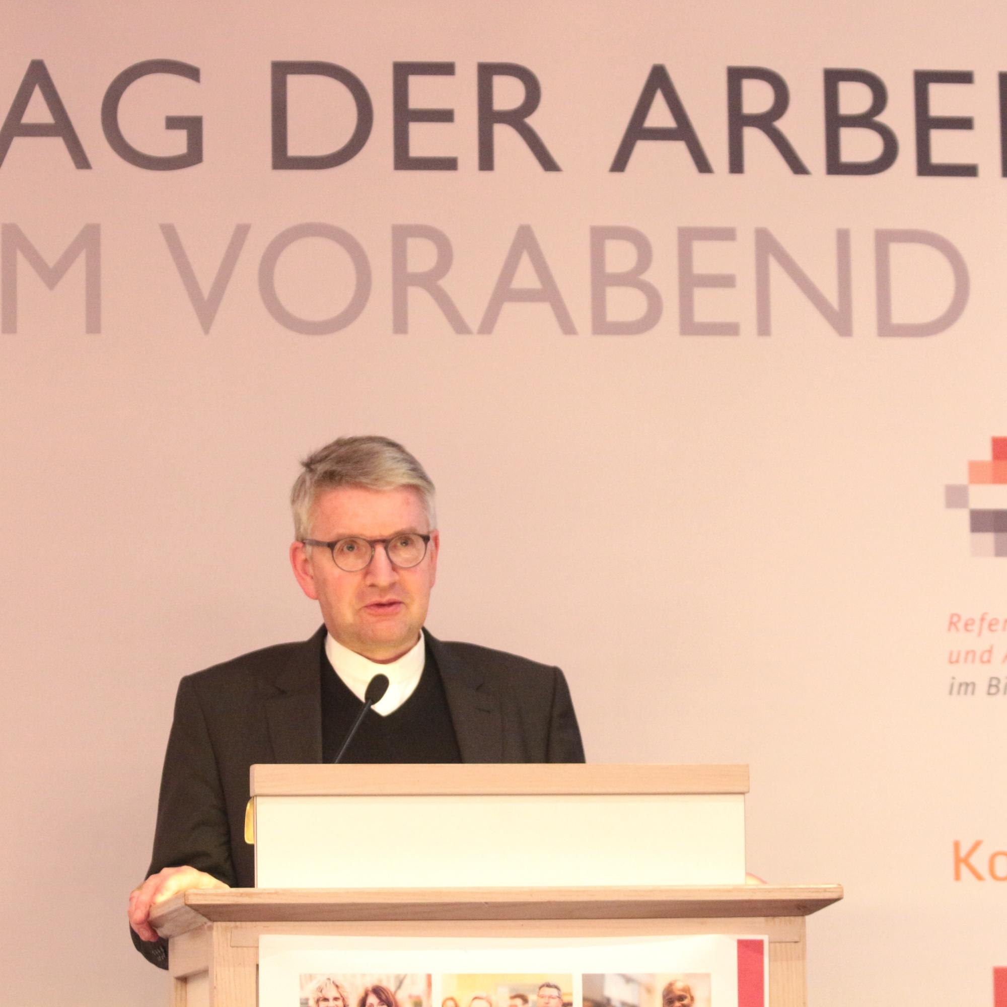 Mainz, 30. April 2024: Bischof Peter Kohlgraf würdigte die Betriebsseelsorge zum 60-jährigen Bestehen.
