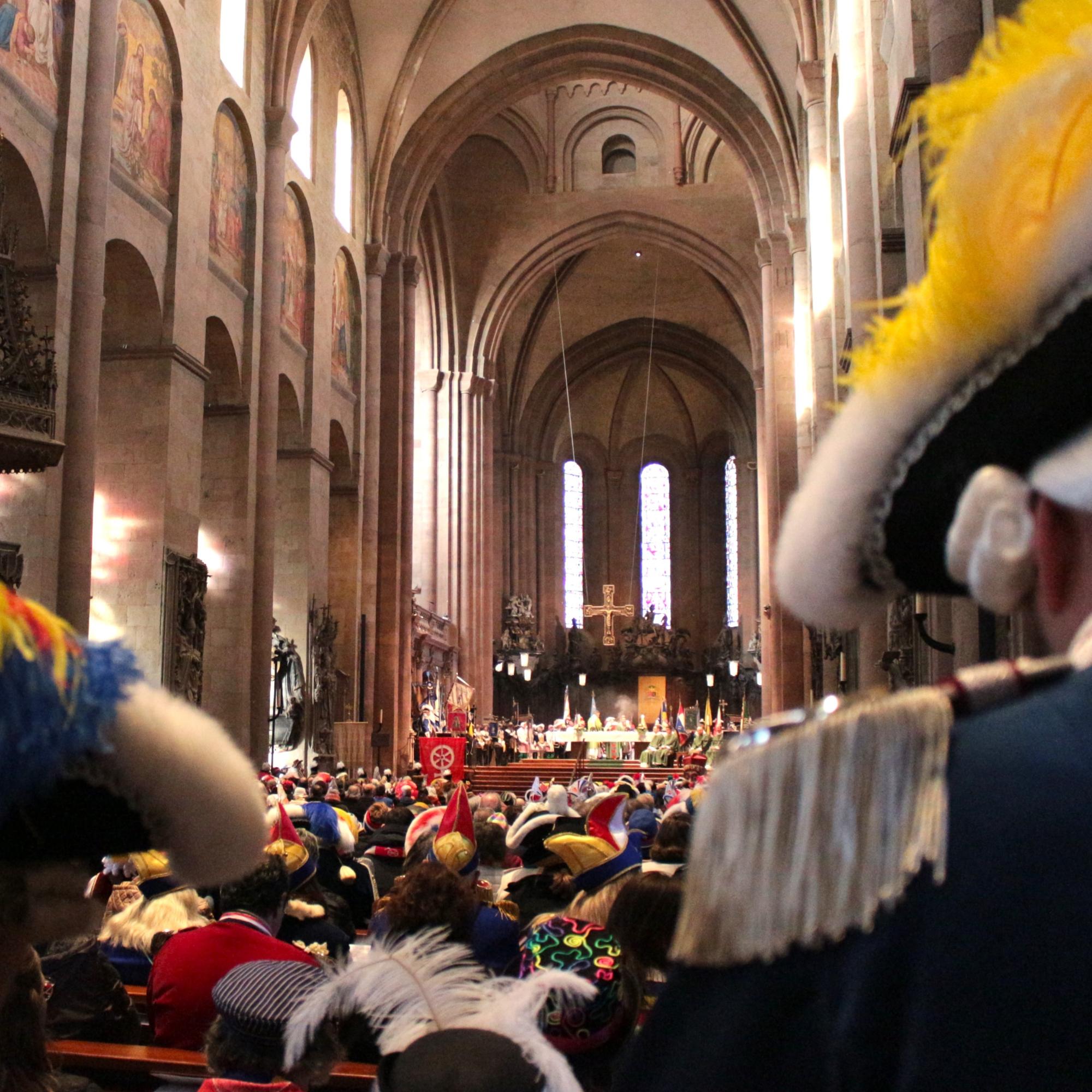 Mainz, 2. März 2025: Gardegottesdienst im vollbesetzten Mainzer Dom.