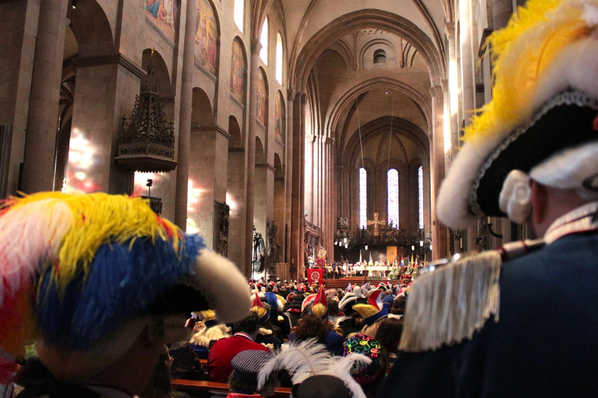 Mainz, 2. März 2025: Gardegottesdienst im vollbesetzten Mainzer Dom.