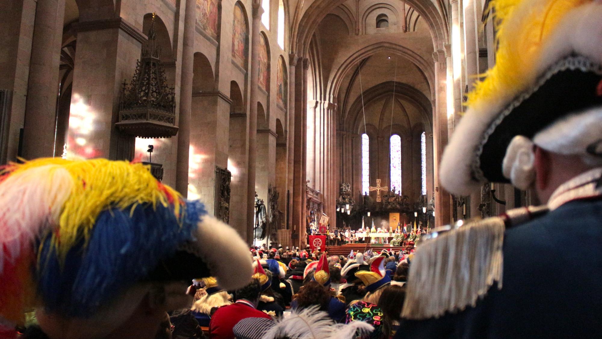 Mainz, 2. März 2025: Gardegottesdienst im vollbesetzten Mainzer Dom.