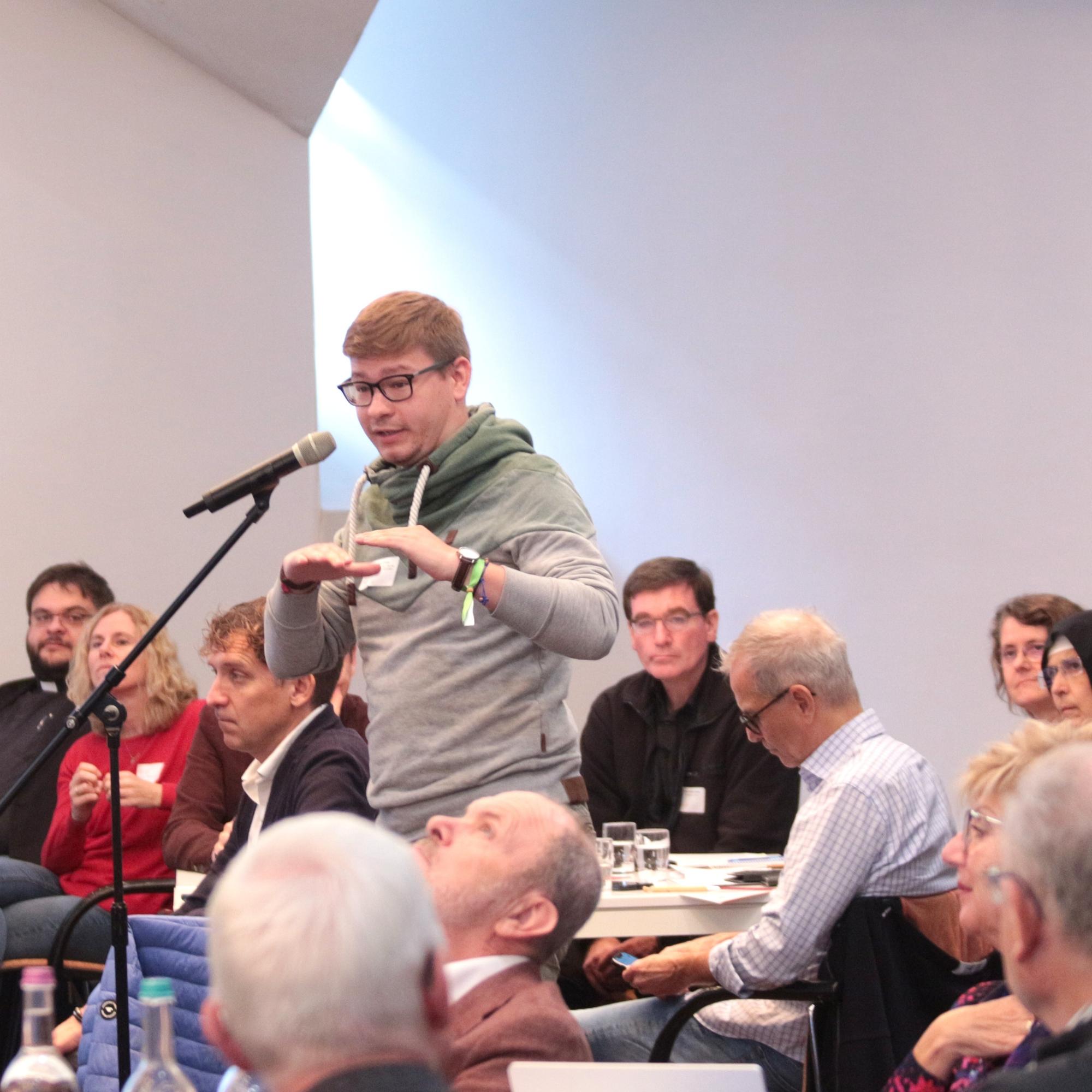 Mainz, 13. September 2025: Die Diözesanversammlung als Ort von Austausch und Diskussion im Bistum Mainz.