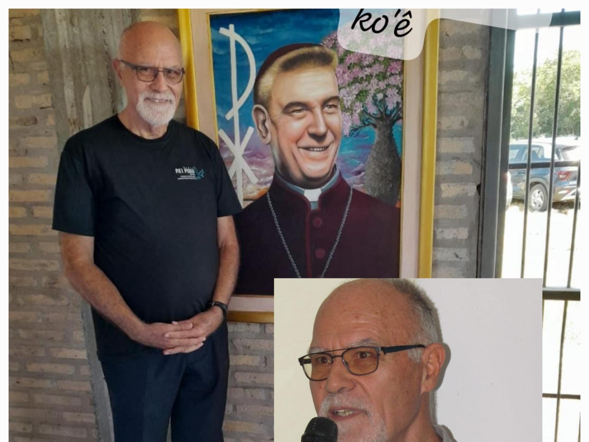 Pater Miguel Fritz OMI, hier im August 2024 bei einem Besuch in Gedern, seiner Heimatgemeinde