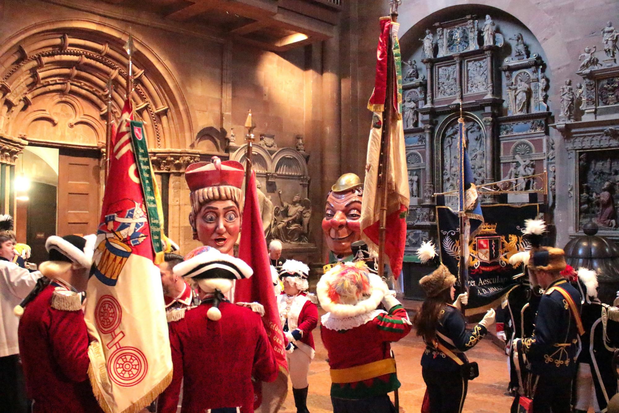 Mainz, 15. februar 2026: Eindrücke vom Gardegottesdienst im Mainzer Dom. (c) Bistum Mainz / Blum