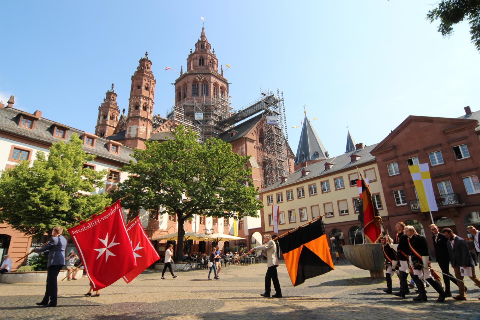 Mainz, 8. Juni 2023: Eindrücke der Fronleichnamsprozession. (c) Bistum Mainz / Blum