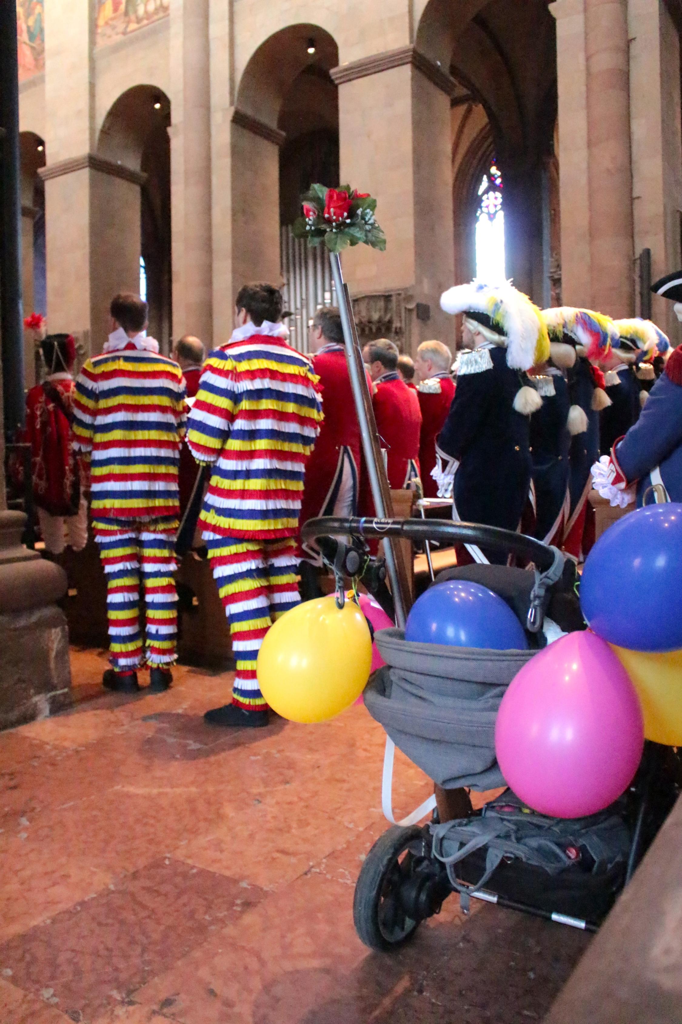 Mainz, 2. März 2025: Gardegottesdienst an Fastnachtssonntag im Mainzer Dom.