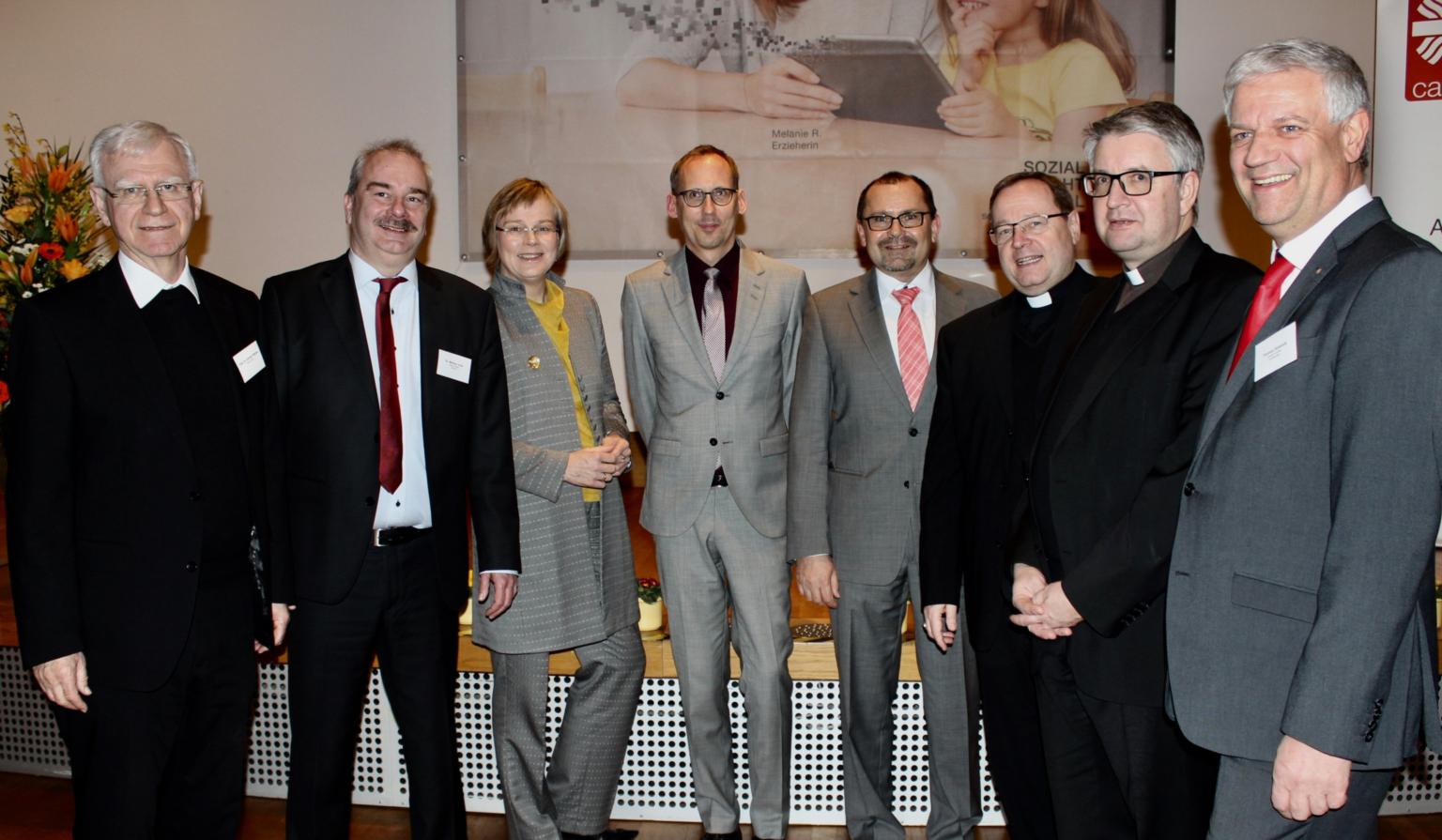 Wiesbaden, 7.2.2019: Gruppenbild beim Jahresempfang der Hessen-Caritas im Rocalli-Haus in Wiesbaden (c) Caritas