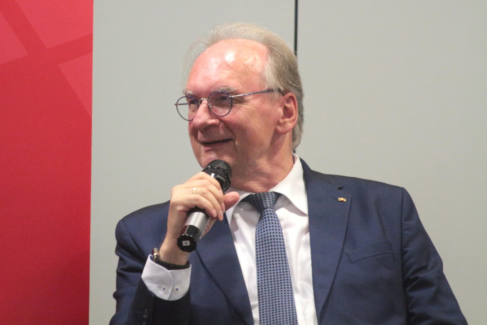 Mainz, 3. September 2026: Ministerpräsident Dr. Reiner Haseloff war Gast in der Akademie Erbacher Hof.