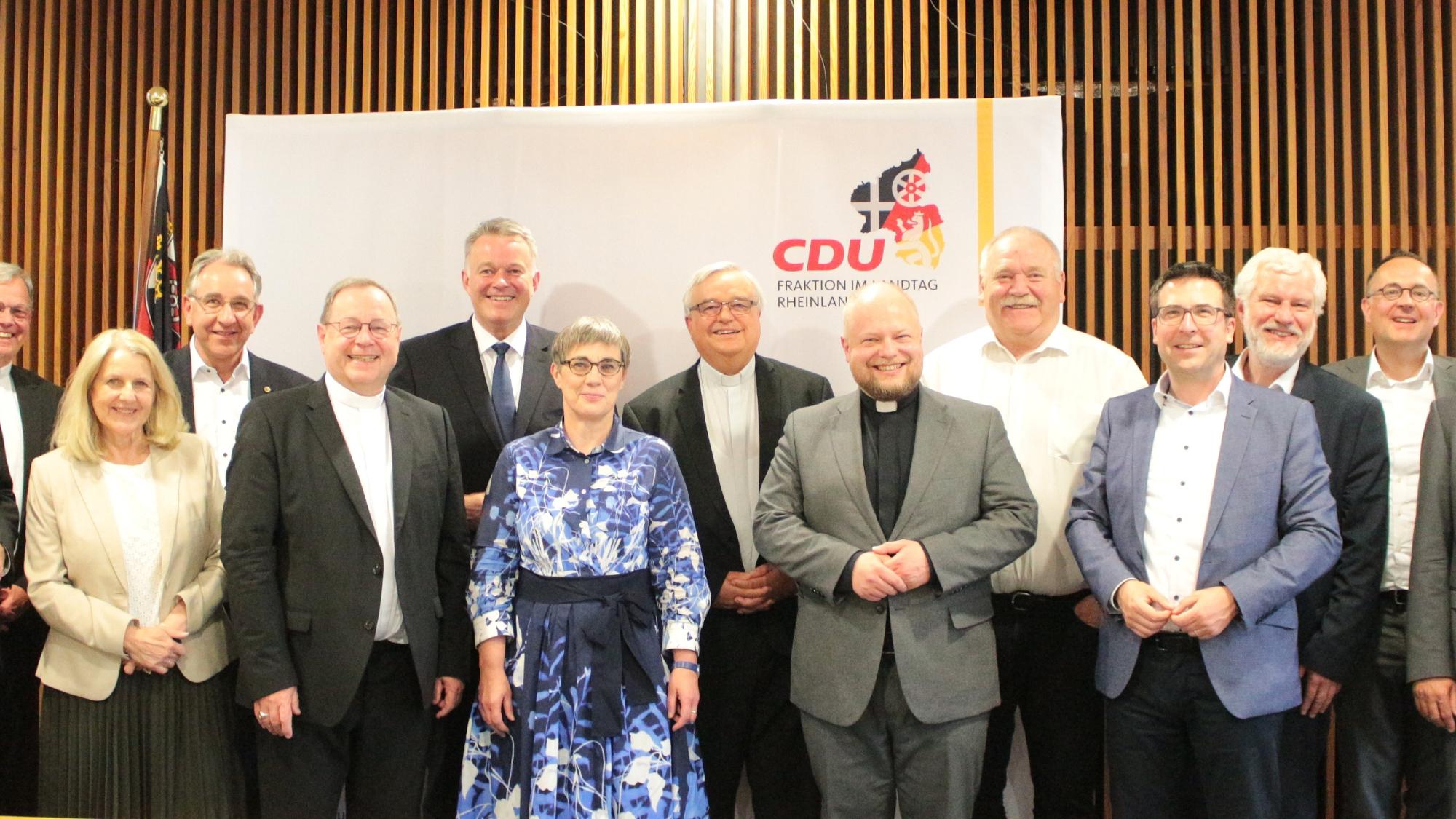 Spitzengespräch zwischen der CDU-Fraktion in RLP und Vertretern der rheinland-pfälzischen Diözesen.