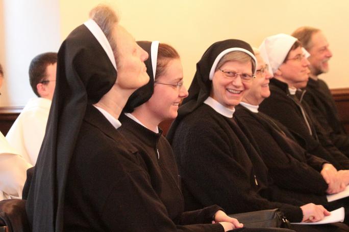Mainz, 4. Februar 2019: Aus dem gesamten Bistum waren Ordensleute ins Mainzer Priesterseminar gekommen.
