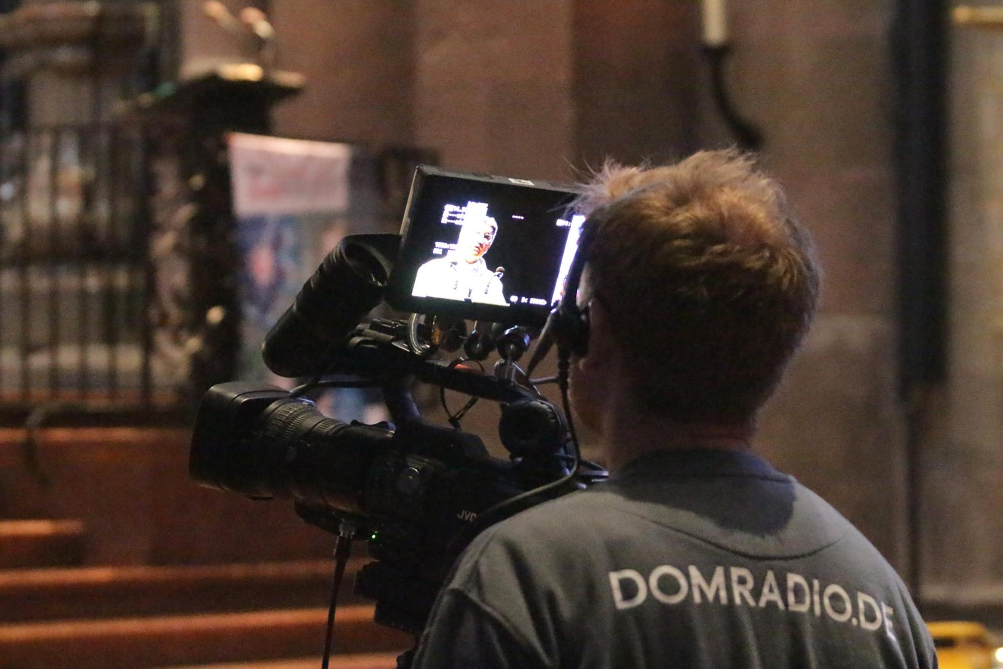 Mainz, 3. November 2019: Der Gottesdienst zur Eröffnung der Solidaritätsaktion des Bonifatiuswerkes wurde vom Domradio live übertragen.