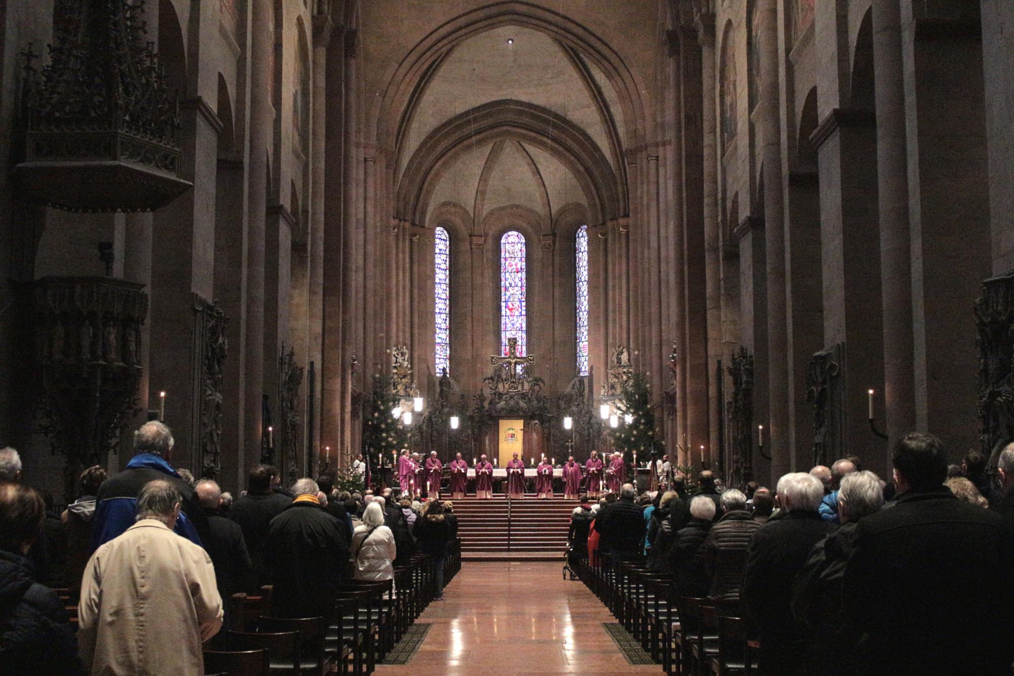 Mainz, 7. Januar 2023: Requiem für Papst em. Benedikt XVI. im Mainzer Dom. (c) Bistum Mainz / Blum
