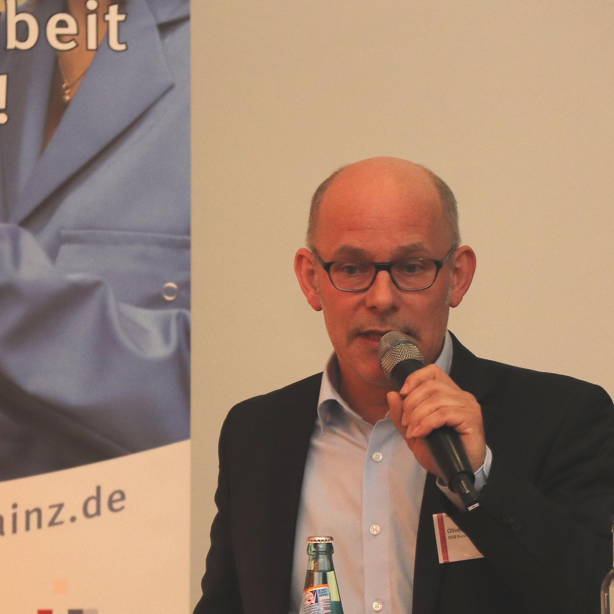 Mainz, 30.4.2019: Hielt den Hauptvortrag des Abends zum Thema Digitalisierung: Oliver Suchy vom DGB.