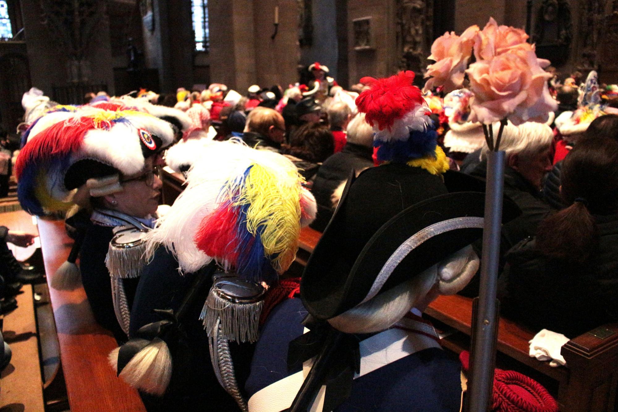 Mainz, 15. Februar 2026: Eindrücke vom Gardegottesdienst im Mainzer Dom. (c) Bistum Mainz / Blum