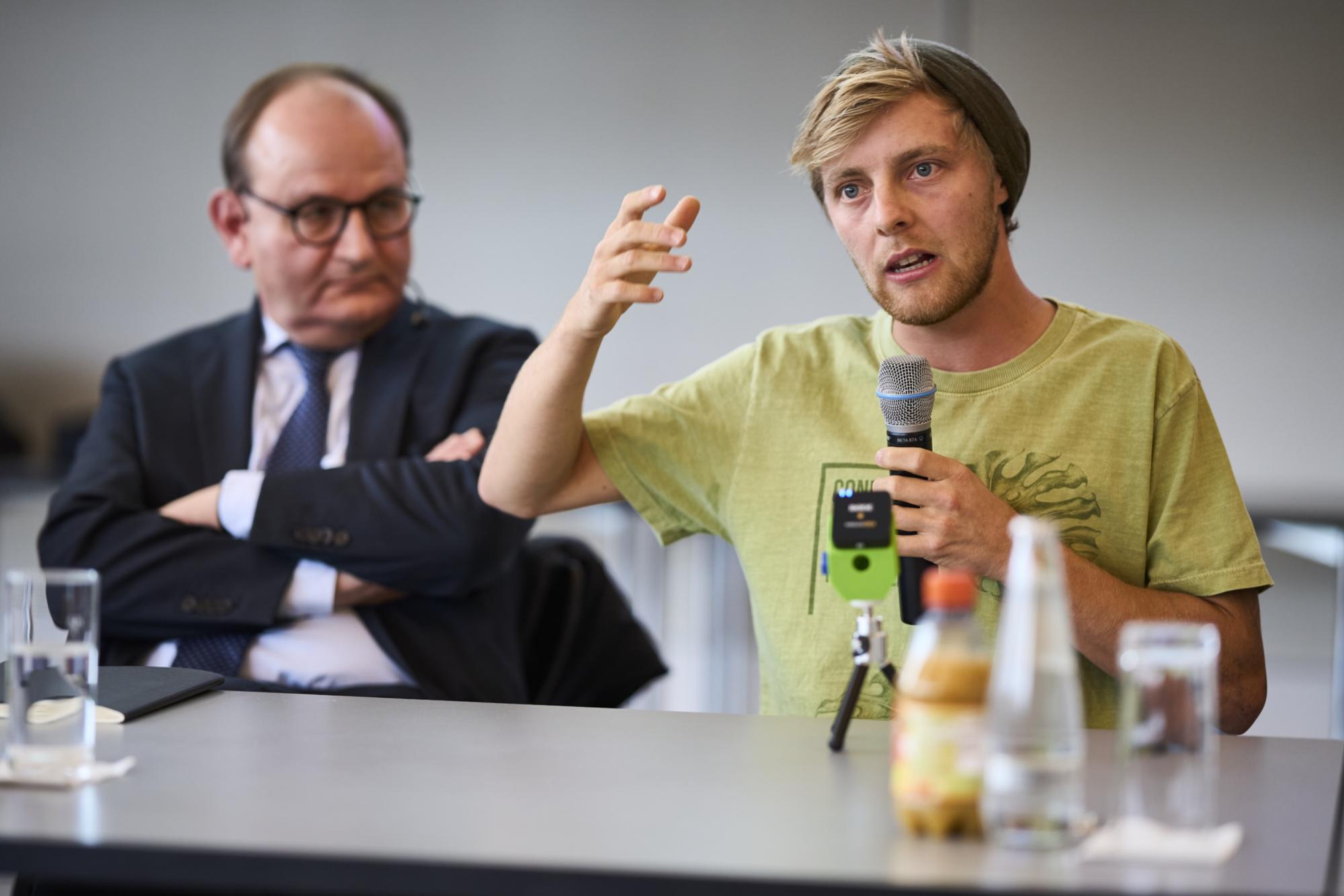 Joshy Nichell berichtete von seinen Erlebnissen in Brasilien (c) Mareille Landau/Adveniat