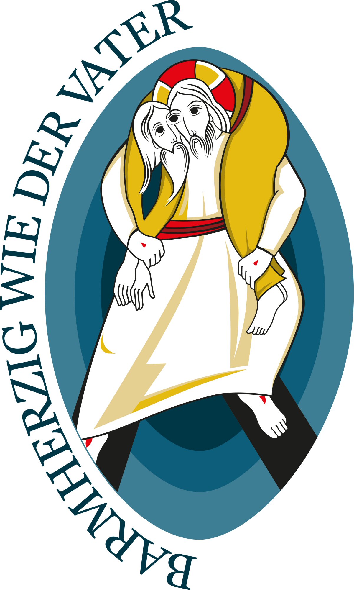BARMHERZIGKEIT--HEILIGES--JAHR--LOGO (c) Verband der Diözesen Deutschlands (Ersteller: Verband der Diözesen Deutschlands)