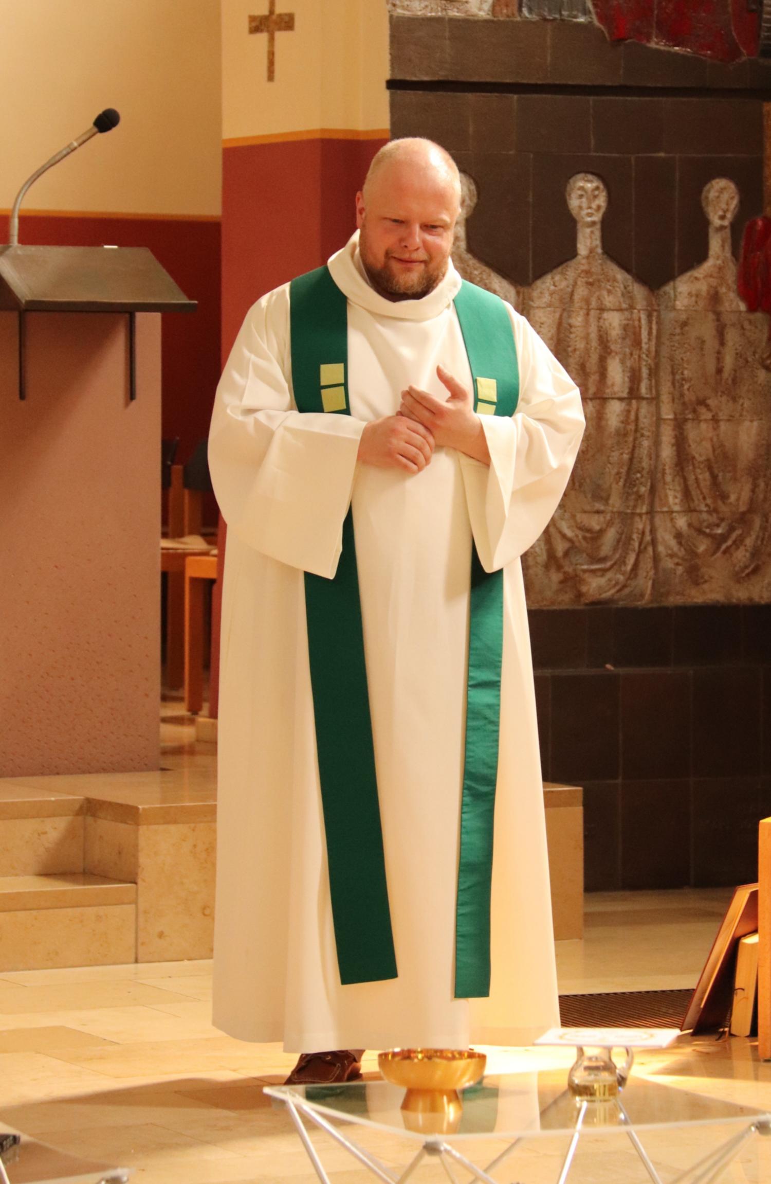Generalvikar Sebastian Lang feierte den Gottesdienst beim Dankfest auf dem Jakobsberg (c) Bistum Mainz/Hoffmann