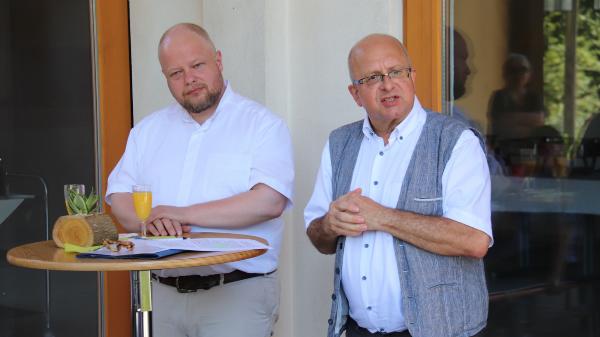 Generalvikar Sebastian Lang (links) und Ordinariatsdirektor Michael Wagner-Erlekam