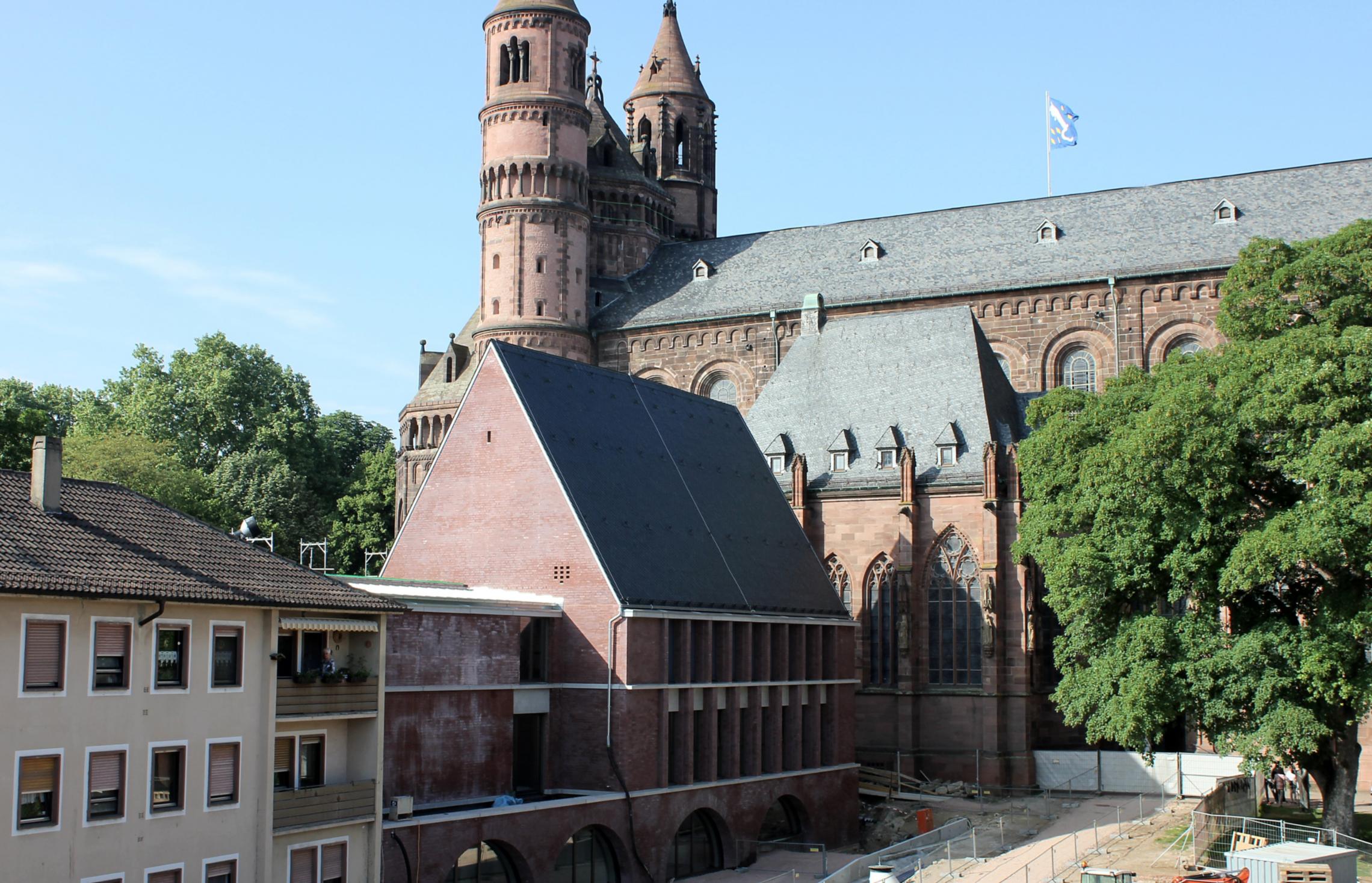 Worms, 18.5.2018: Das neue Haus am Dom in Worms
