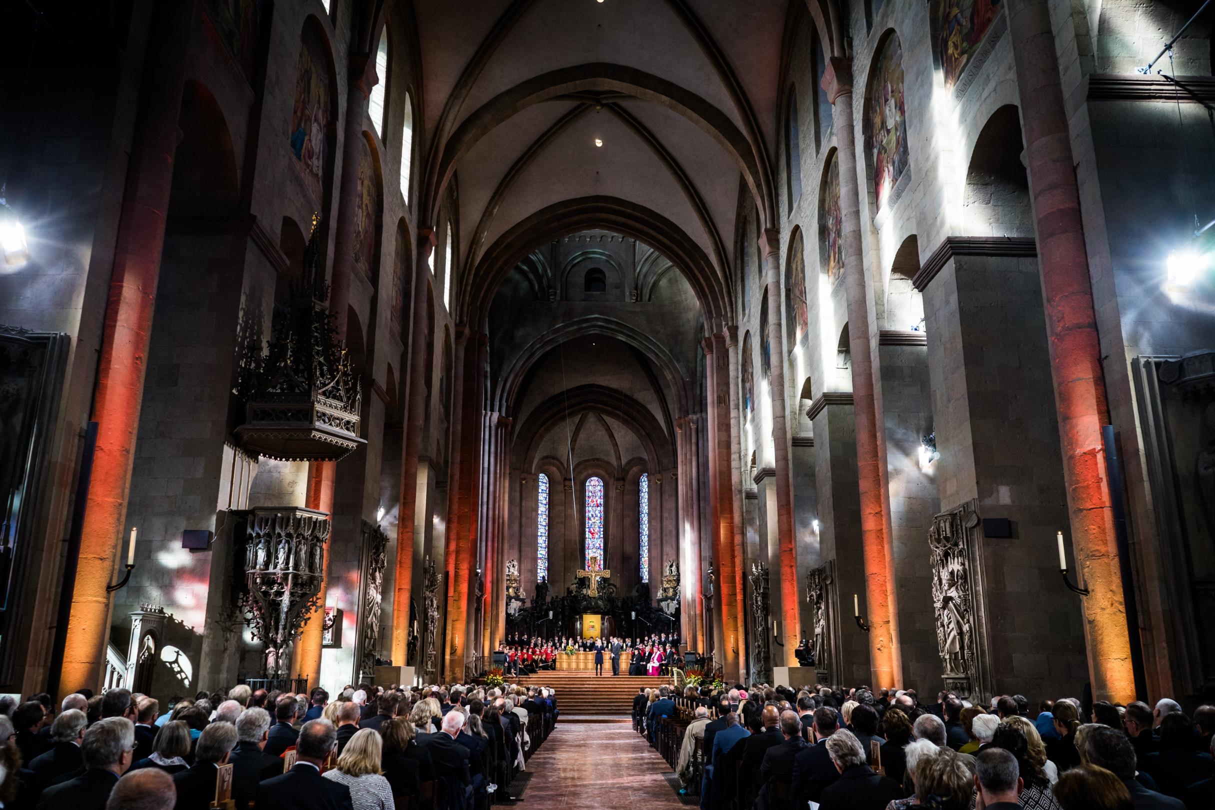 Mainz, 3.10.2017: Gottesdienst im Mainzer Dom anlässlich des Tags der Deutschen Einheit