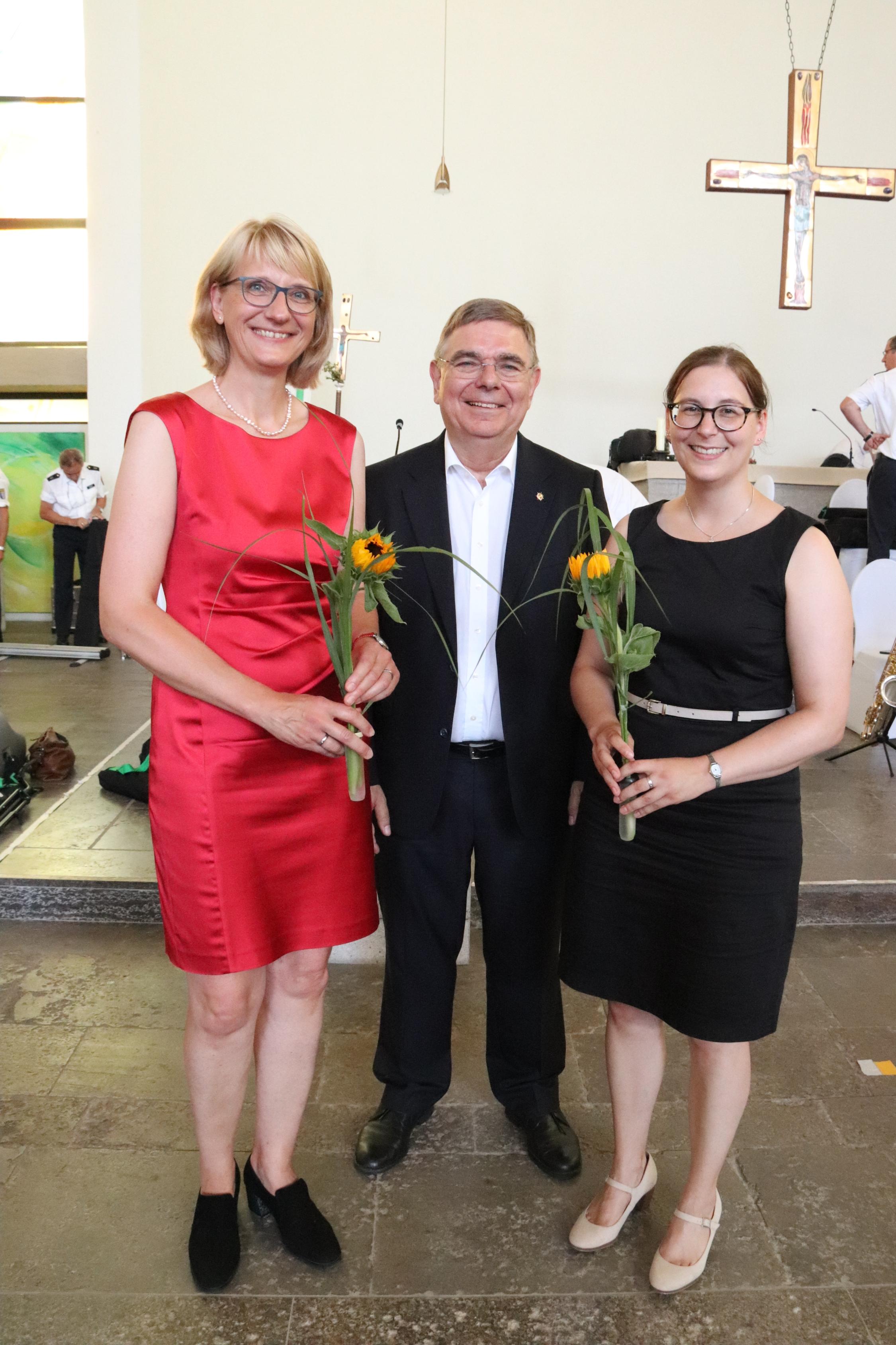 Sabine Christe-Philippi, Joachim Michalik und und Anna-Katharina Poppe (von links nach rechts)