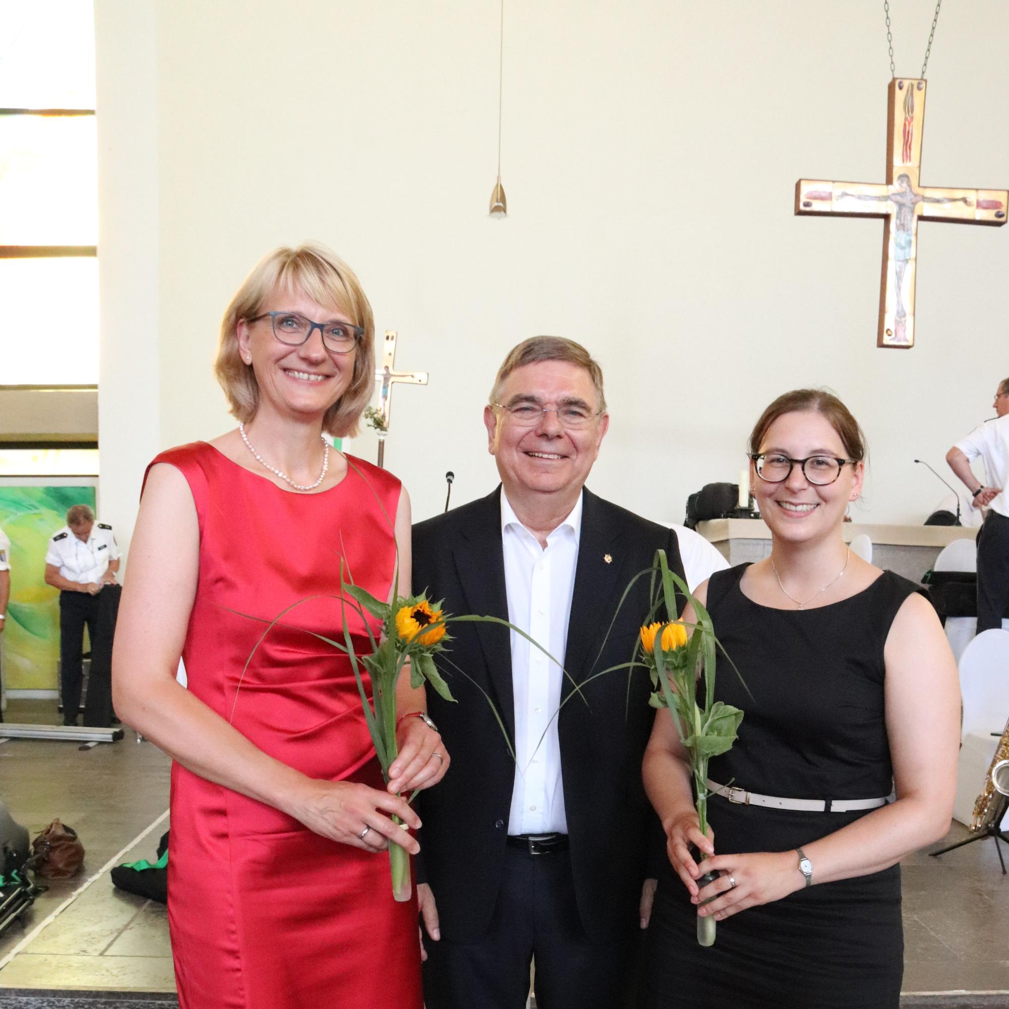 Sabine Christe-Philippi, Joachim Michalik und und Anna-Katharina Poppe (von links nach rechts)