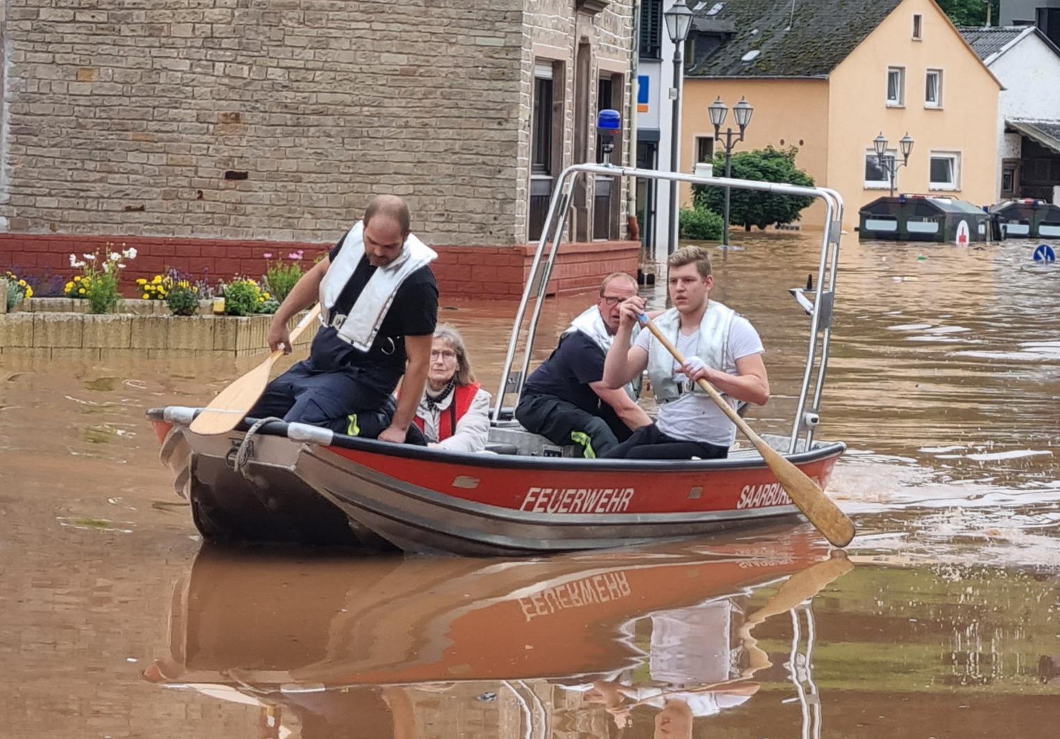 Hochwasser in Ehrang 2021 (c) Bistum Trier/FlorianBlaes