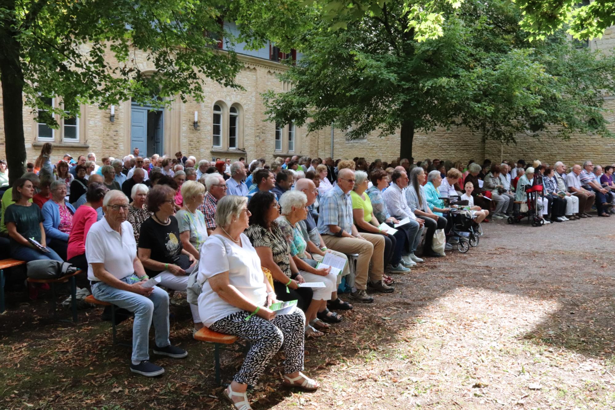 Wallfahrtsgottesdienst der Bistumswallfahrt auf dem Jakobsberg (c) Bistum Mainz/Hoffmann