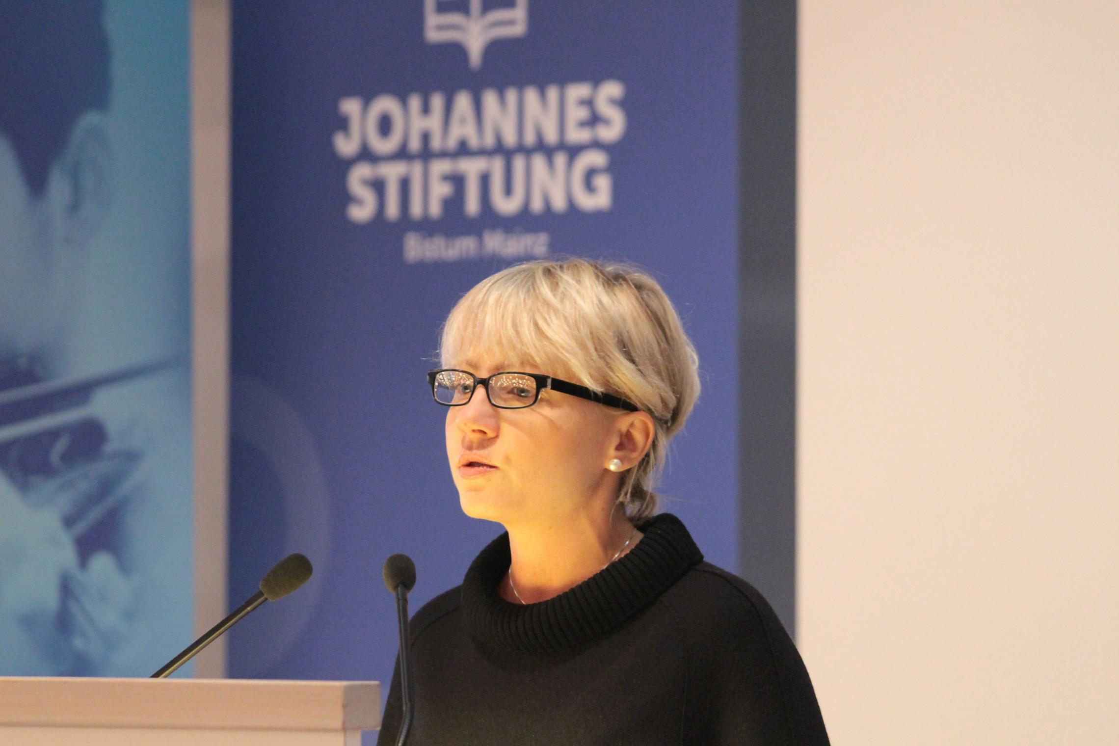 Mainz, 13. Oktober 2017: Die Begrüßung hatte Oberverwaltungsrätin Joanna Worytko übernommen.
