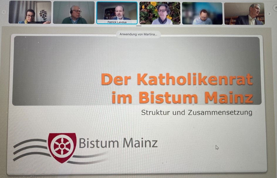 Die Frühjahrsvollversammlung des Katholikenrates fand online statt (c) Bistum Mainz/Hoffmann