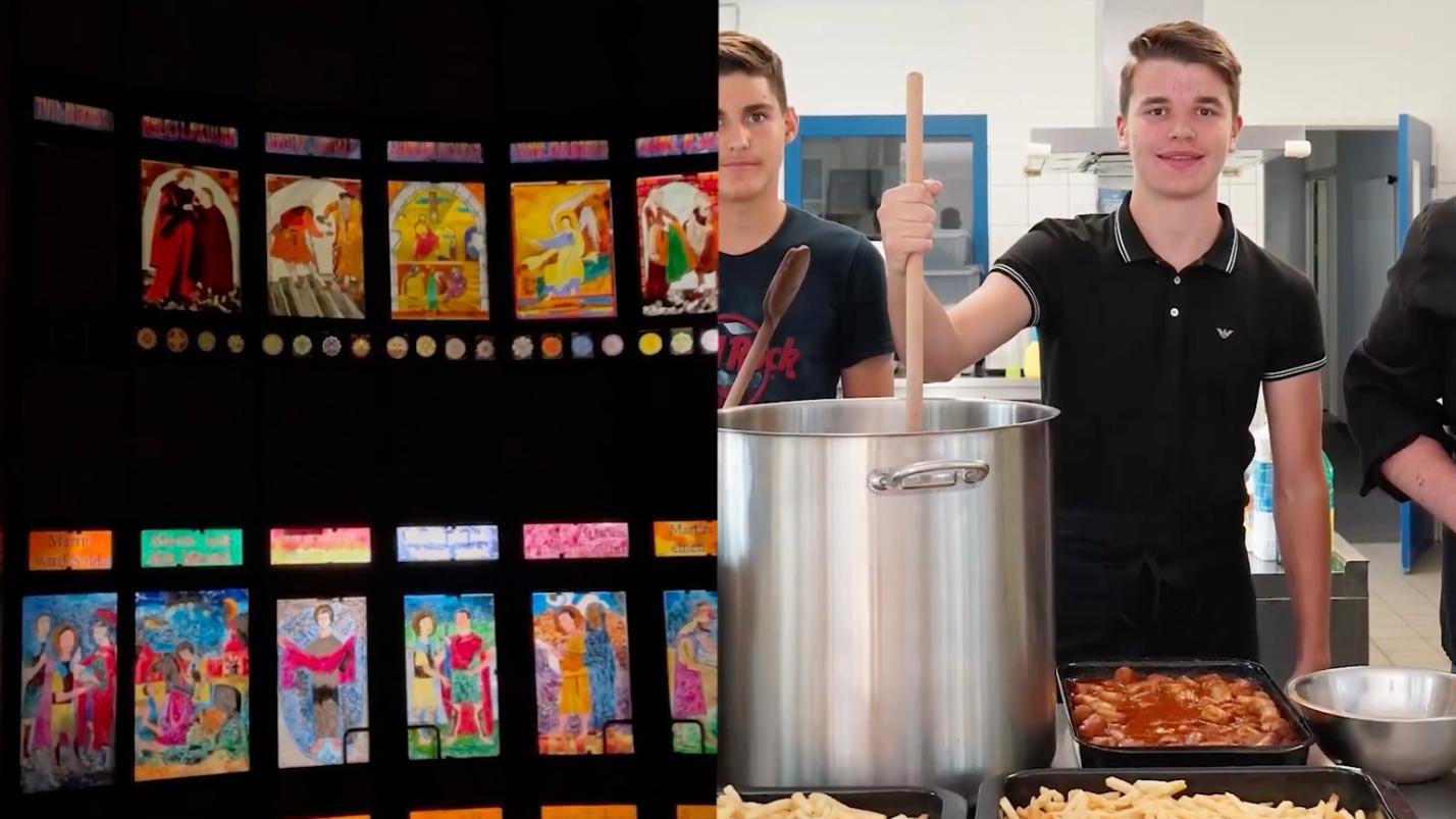 Kochen und Teilen